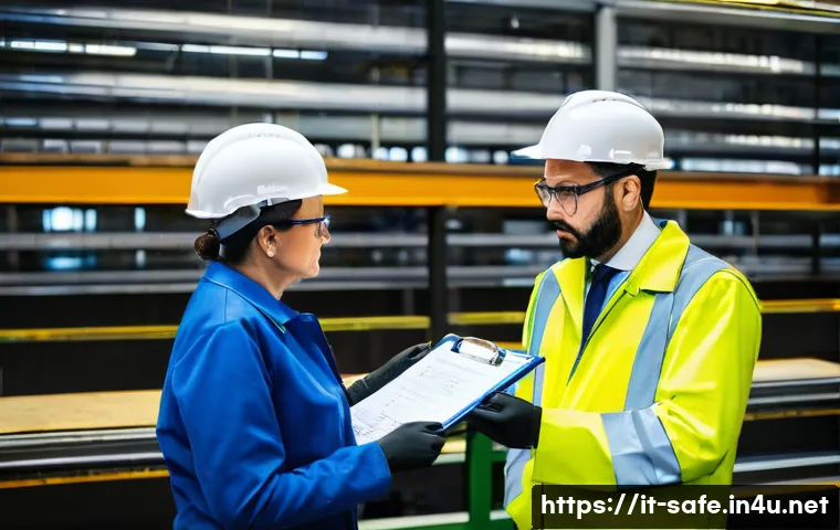 산업안전기사와 산업폐기물 관리 - **Prompt: Cultivating a Proactive Safety Culture in an Italian Industrial Setting**
A vibrant, w...